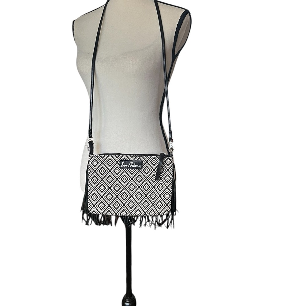 Sam Elderman Fringe Crossbody Handbag.